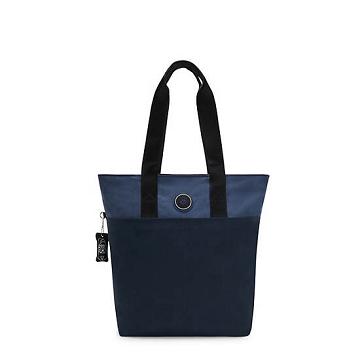 Kipling Hanifa 15" Tote Bag Laptoptassen Blauw | NL 1917TC